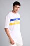 Boxy Fit Crew Neck Bosnia Printed Short Sleeve White T-Shirt I1071Ax26Hs - 3