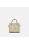 Nora Women's Embroidered Mini Handbag - Cream - 3