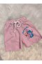 Girl's Stitch Printed Shorts Cotton Summer Set - 4