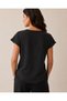 Women's Slit Detailed Lace-Up Collar Comfortable Fit Blouse - 3