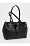 Zeti̇a Model Women's Leather Black Hand and Shoulder Bag - 4