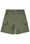 Basic Cargo Pocket Capri for 2-5 Years - Khaki - 2
