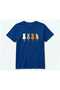 Women's Men's Unisex 4 Cute Cats Printed Crew Neck T-Shirt