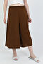 Liva Elastic Waist Draped Wide Cut Skirt Trousers Tns-4404 - 7