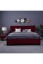 NEPTUNE HEADBOARD VELVET MAROON L-200 : H-125 CM - 6