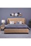 PLUTO HEADBOARD VELVET GOLD L-180 : H-125 CM - 5