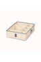 Avria Foldable Undergarments Storage With Compartments 34x44x11cm -beige - 3