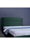 BIANCA HEADBOARD CHANEL OLIVE GREEN L-200 : H-125 CM