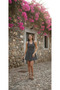 Women Black White Polka Dot Halter Neck Crop Blouse & Ruffle Mini Skirt Two Piece Set - 4
