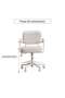 Kepler Office Low Back Chair Fabric - White - 6