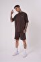 Men's Washable Relaxed T-Shirt Brown - 2