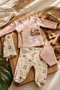 Frog Patterned Baby Boy 5-Piece Newborn Set Hospital Release