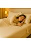 3-Piece Bedding Sheets With Pillowcases cotton_blend Cream 240 x 260cm - 5