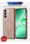 Realme C85 Pro 4G 2025 SilkTouch Premium Matte Silicone Protective with Thin Magsafe Case Cover