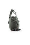 Crinkle Waterproof Lightweight Fabric Women's Multi-Compartment Crossbody Daily Hand Shoulder Messenger Bag Gray 146Z - 5