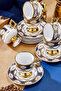 Zerina 6-Person 90 ml Porcelain Coffee Cup Set Ckr4528 - 7