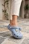 Eleta Blue Orthopedic Women's Slippers