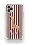 Cute Giraffe Patterned Transparent Phone Case Compatible with iPhone 11 Pro