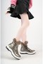 Zeva Kids Girls' Furry Zippered Boots with Non-Slip Sole for Daily Use - 2