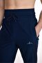 High Waist Navy Blue Men's Pool and Sea Shorts 6017 - 4