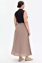 Comfortable Fit Women's Long Skirt with Elastic Waist - 6