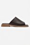 Ethan Women's Genuine Leather Slippers Espresso Brown - 2