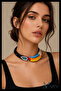 Toucan Tukan Bird Design Springy Colorful Choker Necklace Pinterest Style - 2