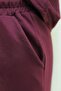Crew Neck Short Sleeve Pants Set with Pockets and Tie Waist - Plum - 5