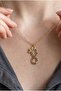 Colorful Zircon Stone Infinity Star Gold Necklace
