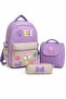 3-Piece Primary School Bag Set, Backpack + Lunch Box + Pen Holder - 2