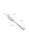 Stainless Steel Table Fork Set of 3 Classic Silver Cutlery Set 398DF - 2