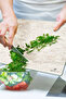 2-Piece Glass Cutting Board and Presentation Tray Decomar Marble Patterned 20 X 30 cm and 25 X 35 cm - 5