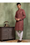 Mens Embellished Cotton Kurta Set - 2