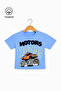 Motors Car Printed Casual Short Sleeve Summer Boy's T-Shirt - 2