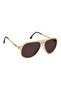 UV Protected Sunglasses Beige Frame Mauve Mirror Lens 59mm - C-SPORT-07/S-10A - 3