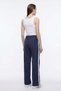 Wide Leg Pants with Stripe Detail - 3