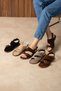 Women's Suede Buckle Summer Women's Stylish Sandals Anatomical Comfortable Sole Women's Sandals Shoes - 4