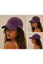 Cap Hat headwear washed plum