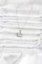 316L Stainless Steel Silver Zircon Stone Rabbit Model Women's Necklace - 2