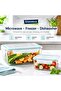 Glass Food Storage Container 980ml, Rectangular Airtight Storage Container BPA Free Microwave Safe MCRT-098 - 4
