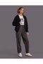Senior Girls Charcoal Basic Track Pants - 2