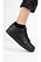 Black Skin Women's Sneaker 8070K - 3