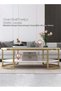Modern Design Luxury Coffee Tables Living Room With Storage Round Marble Design Nightstands Wooden Mesas Bajas Home Furniture 100*50*45cm - 6