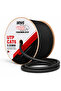 كابل إيثرنت M106 Cat6 UTP بطول 305 متر، كابل إنترنت خارجي مقاوم للأشعة فوق البنفسجية بطبقة مزدوجة من البولي إيثيلين + PVC بقطر 0.50 مم.