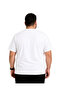 Men's Large Size White Crew Neck Short Sleeve Brooklyn T-Shirt 3Xl-4Xl-5Xl-6Xl - 3