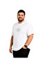 Men's Large Size White Crew Neck Short Sleeve Brooklyn T-Shirt 3Xl-4Xl-5Xl-6Xl - 2