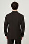 Straight Slim Fit Wide Collar Double Breasted Men's Suit Brown - 45476.26Y - 4