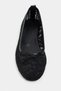 Magni Black Lace Embroidered Bow Detail Women's Ballerinas - 6
