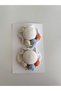 Girl's Knitted Snapback Hat Buckle (White) - 2