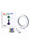 8 Inch RGB LED Soft Ring Light for Hookah - USB Powered with Remote Control, 360° Ambient Lighting - 3